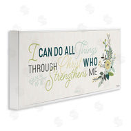 Gigi Louise | He Strengthens Me Faith Based Quote