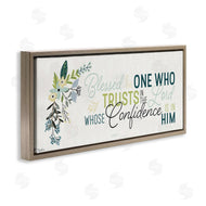 Gigi Louise | Confidence is in Him Faith Quote