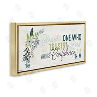 Gigi Louise | Confidence is in Him Faith Quote