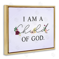 Gigi Louise | Floral Child Of God over Purple