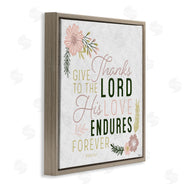 Gigi Louise | His Love Endures Forever Faith Design