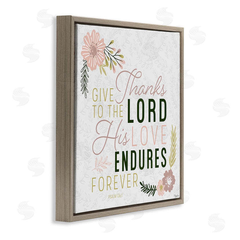 Gigi Louise | His Love Endures Forever Faith Design