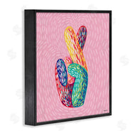 Lady Louise Designs | Fingers Crossed Abstract Line Pattern