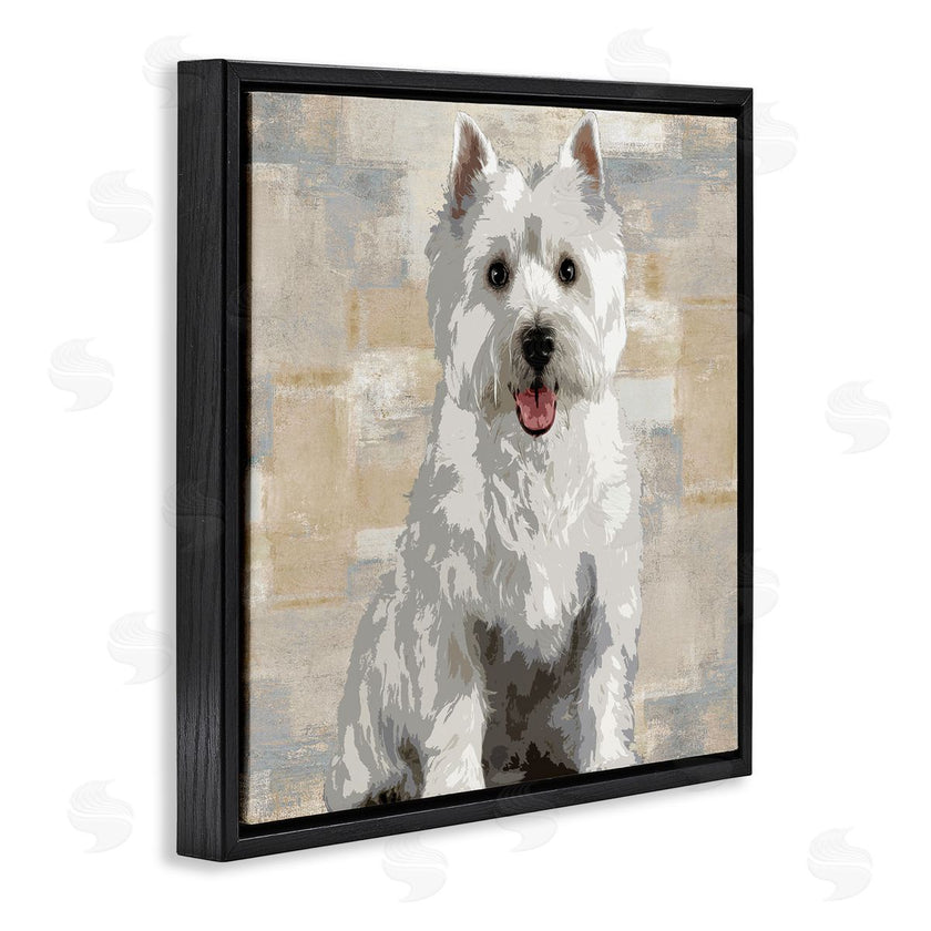Keri Rodgers | Highland Terrier Dog Patchwork Pattern