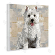 Keri Rodgers | Highland Terrier Dog Patchwork Pattern