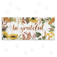 Grace Popp | Be Grateful Autumn Sunflower Border