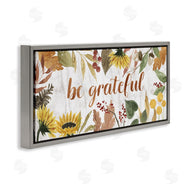 Grace Popp | Be Grateful Autumn Sunflower Border