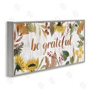 Grace Popp | Be Grateful Autumn Sunflower Border