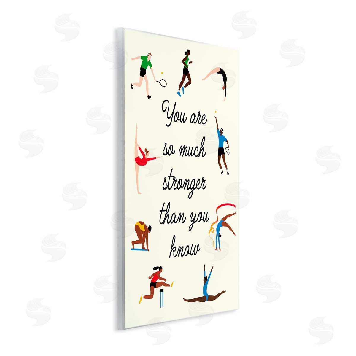 Victoria Barnes Stronger Than You Know Summer Athletes Wall Plaque Art