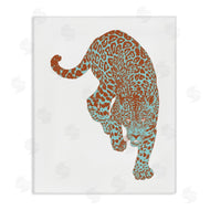 Elisaveta Stoilova | Blue Orange Leopard Prowling Jungle Cat