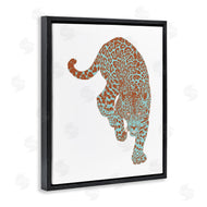 Elisaveta Stoilova | Blue Orange Leopard Prowling Jungle Cat