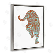 Elisaveta Stoilova | Blue Orange Leopard Prowling Jungle Cat