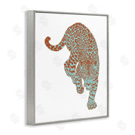 Elisaveta Stoilova | Blue Orange Leopard Prowling Jungle Cat