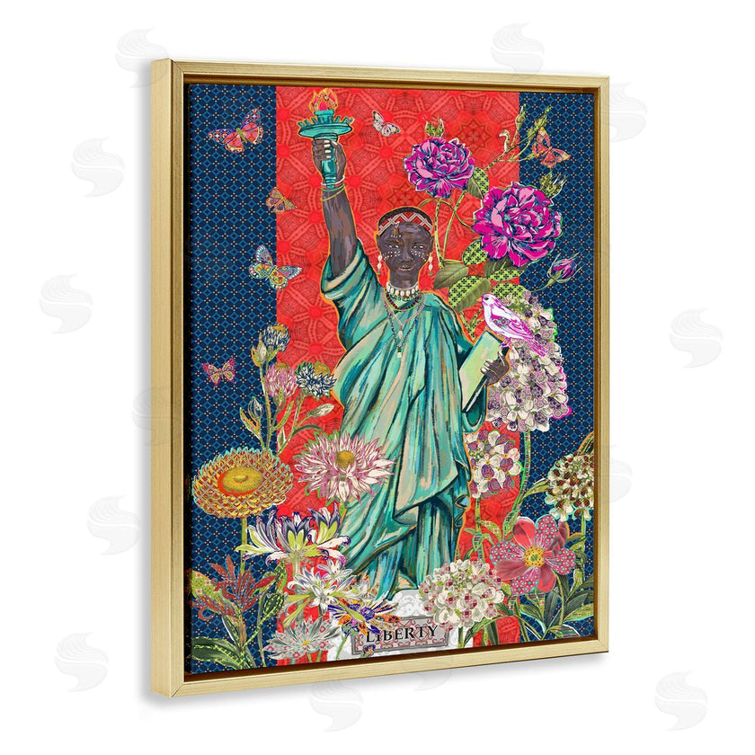 Sangita Bachelet | Inspirational Male Liberty Floral Geometric Pattern