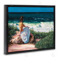 Heide Presse | Woman Gazing at Beach Coast