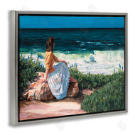 Heide Presse | Woman Gazing at Beach Coast