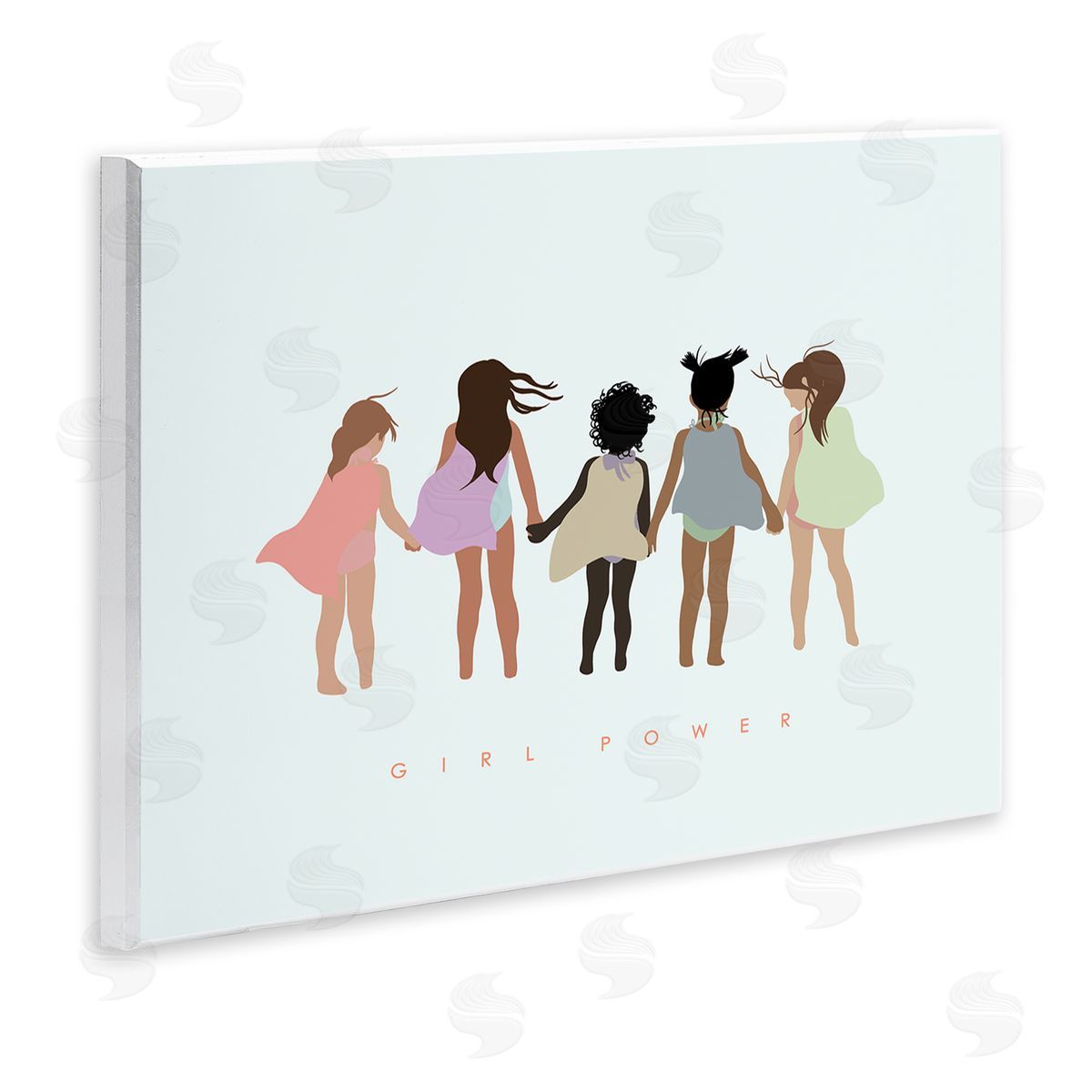 Leah Straatsma Girl Power Inclusive Caped Superheroes Wall Plaque Art