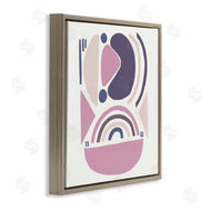 Leah Straatsma | Playful Abstract Organic Shapes Purple Pink