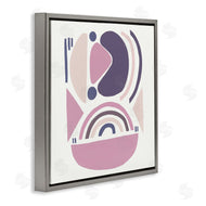 Leah Straatsma | Playful Abstract Organic Shapes Purple Pink