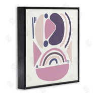 Leah Straatsma | Playful Abstract Organic Shapes Purple Pink