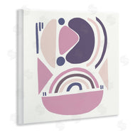 Leah Straatsma | Playful Abstract Organic Shapes Purple Pink