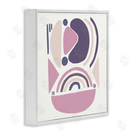 Leah Straatsma | Playful Abstract Organic Shapes Purple Pink