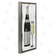 Milli Villa | Rustic Champagne Glass Painted Wood