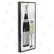 Milli Villa | Rustic Champagne Glass Painted Wood