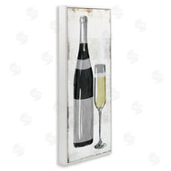 Milli Villa | Rustic Champagne Glass Painted Wood