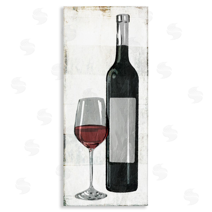 Milli Villa | Rustic Red Wine Glass Distressed