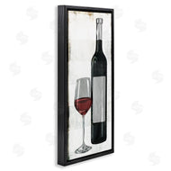 Milli Villa | Rustic Red Wine Glass Distressed