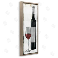 Milli Villa | Rustic Red Wine Glass Distressed