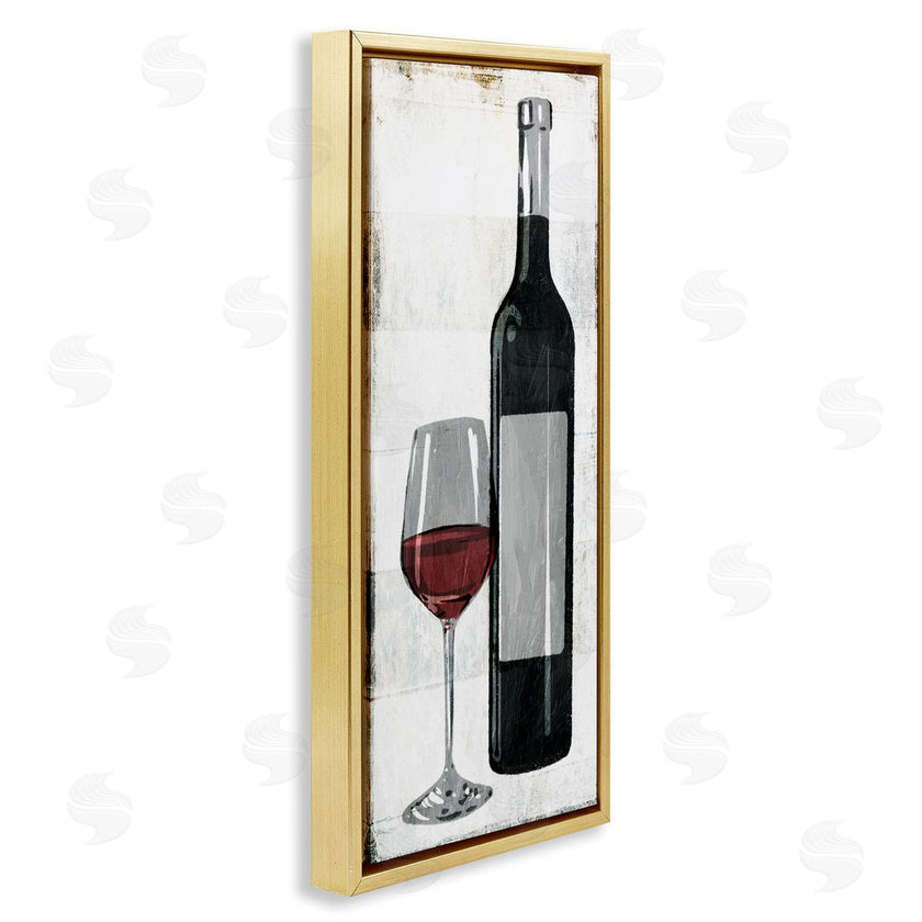 Milli Villa | Rustic Red Wine Glass Distressed