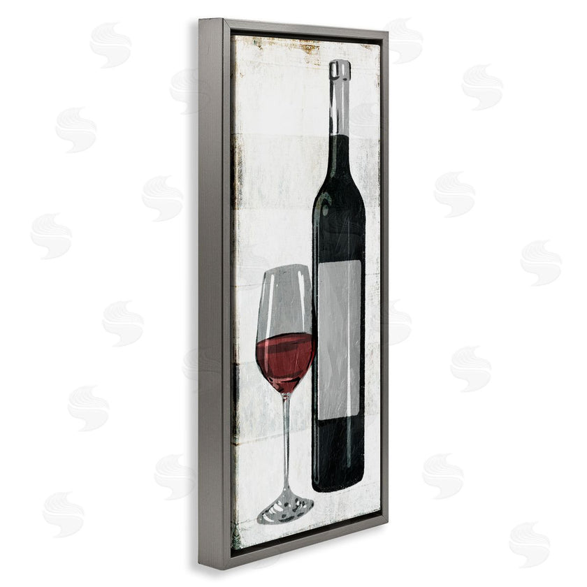 Milli Villa | Rustic Red Wine Glass Distressed