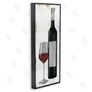 Milli Villa | Rustic Red Wine Glass Distressed
