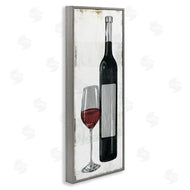 Milli Villa | Rustic Red Wine Glass Distressed