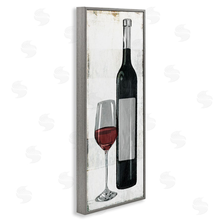 Milli Villa | Rustic Red Wine Glass Distressed