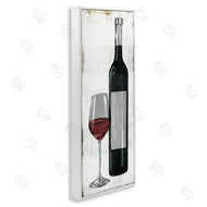Milli Villa | Rustic Red Wine Glass Distressed