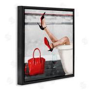 Milli Villa | Women's Fashion Bathroom Red Wine Heels