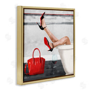 Milli Villa | Women's Fashion Bathroom Red Wine Heels