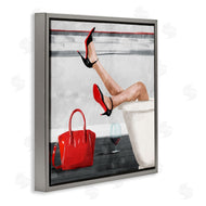 Milli Villa | Women's Fashion Bathroom Red Wine Heels