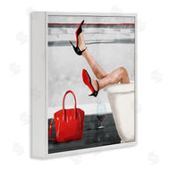 Milli Villa | Women's Fashion Bathroom Red Wine Heels