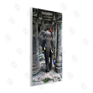 Ziwei Li | Elephant Jungle Birds Stone Columns