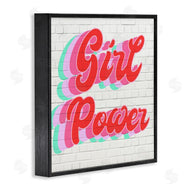 Stupell Studio | Girl Power Color Pop Bricks
