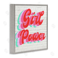 Stupell Studio | Girl Power Color Pop Bricks
