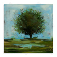 Liz Jardine | Large Round Tree Abstract Landscape
