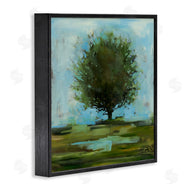 Liz Jardine | Large Round Tree Abstract Landscape