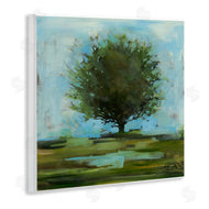 Liz Jardine | Large Round Tree Abstract Landscape