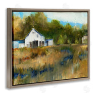 Liz Jardine | White Farmhouse Landscape Rustic