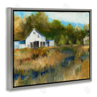 Liz Jardine | White Farmhouse Landscape Rustic